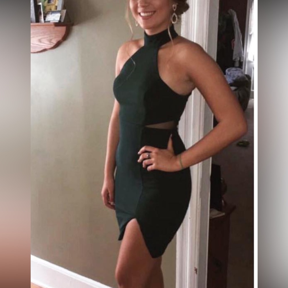 Size 1 green short dress